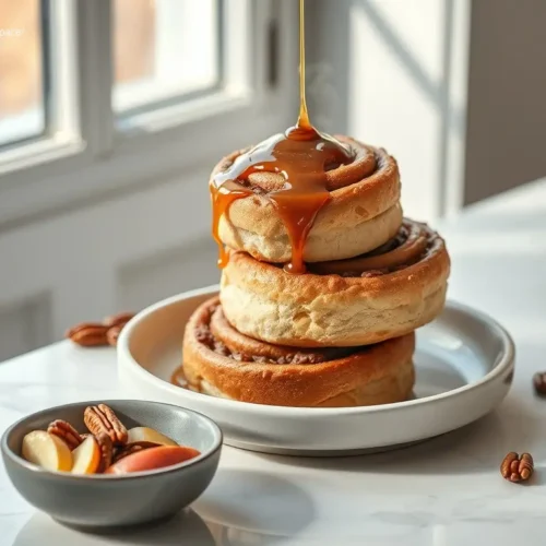 Delicious Apple Pecan Sticky Buns for Thanksgiving Morning