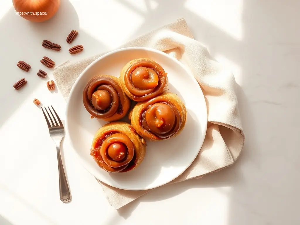 Delicious Apple Pecan Sticky Buns for Thanksgiving Morning