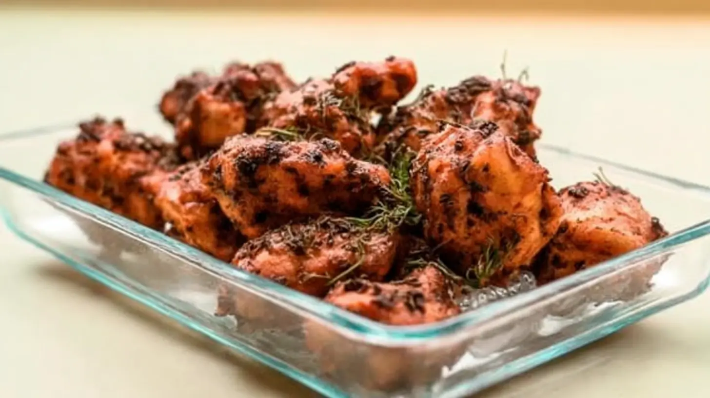 Several different chicken starter dishes, showcasing a variety of textures and flavors.