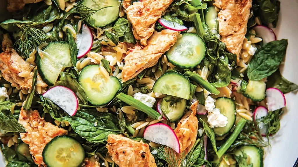 One-Skillet Chicken With Buttery Orzo: 2-Ingredient Wonder.