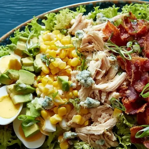 A platter of chicken salad appetizers served on mini crackers.