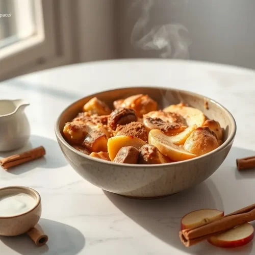 Delicious Cinnamon Roll Apple Bake Casserole for Thanksgiving