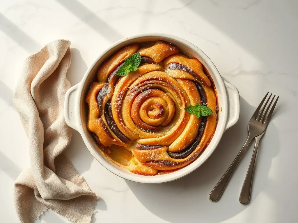 Delicious Cinnamon Roll Apple Bake Casserole for Thanksgiving