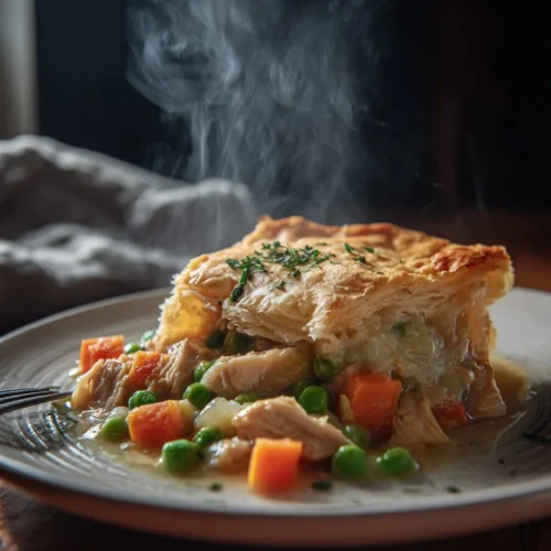 A cozy Crock Pot Chicken Pot Pie served in a bowl, perfect for comforting dinners.