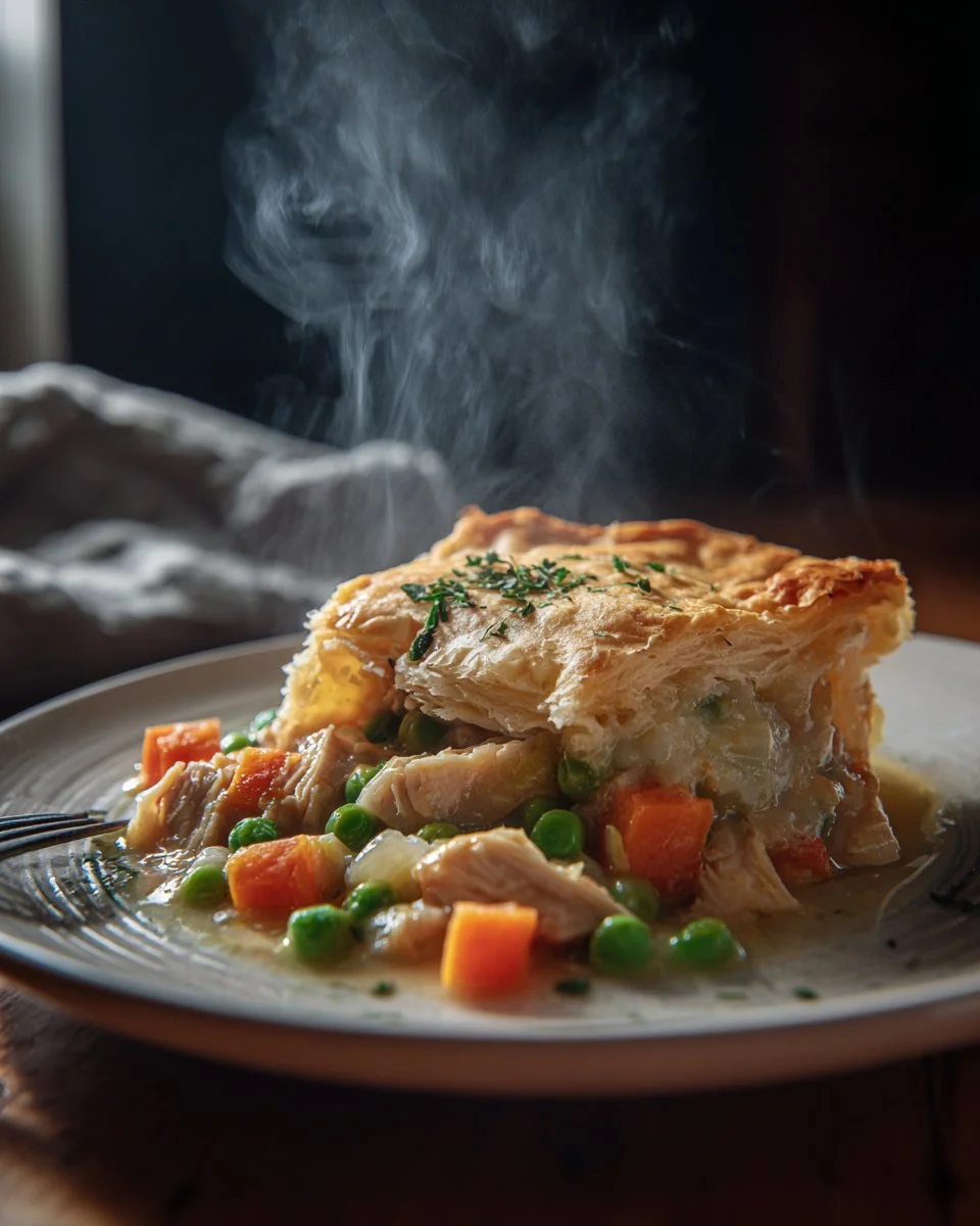 A cozy Crock Pot Chicken Pot Pie served in a bowl, perfect for comforting dinners.