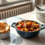 Delicious Fall Maple Chicken Stew a perfect quick dinner