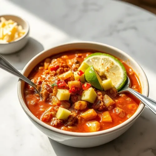 Delicious Gluten-Free Chicken Chili in a bowl